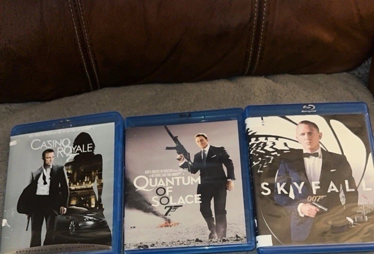 Daniel Craig Collection Blu-ray 3-Movie Set, James Bond 007 🔥