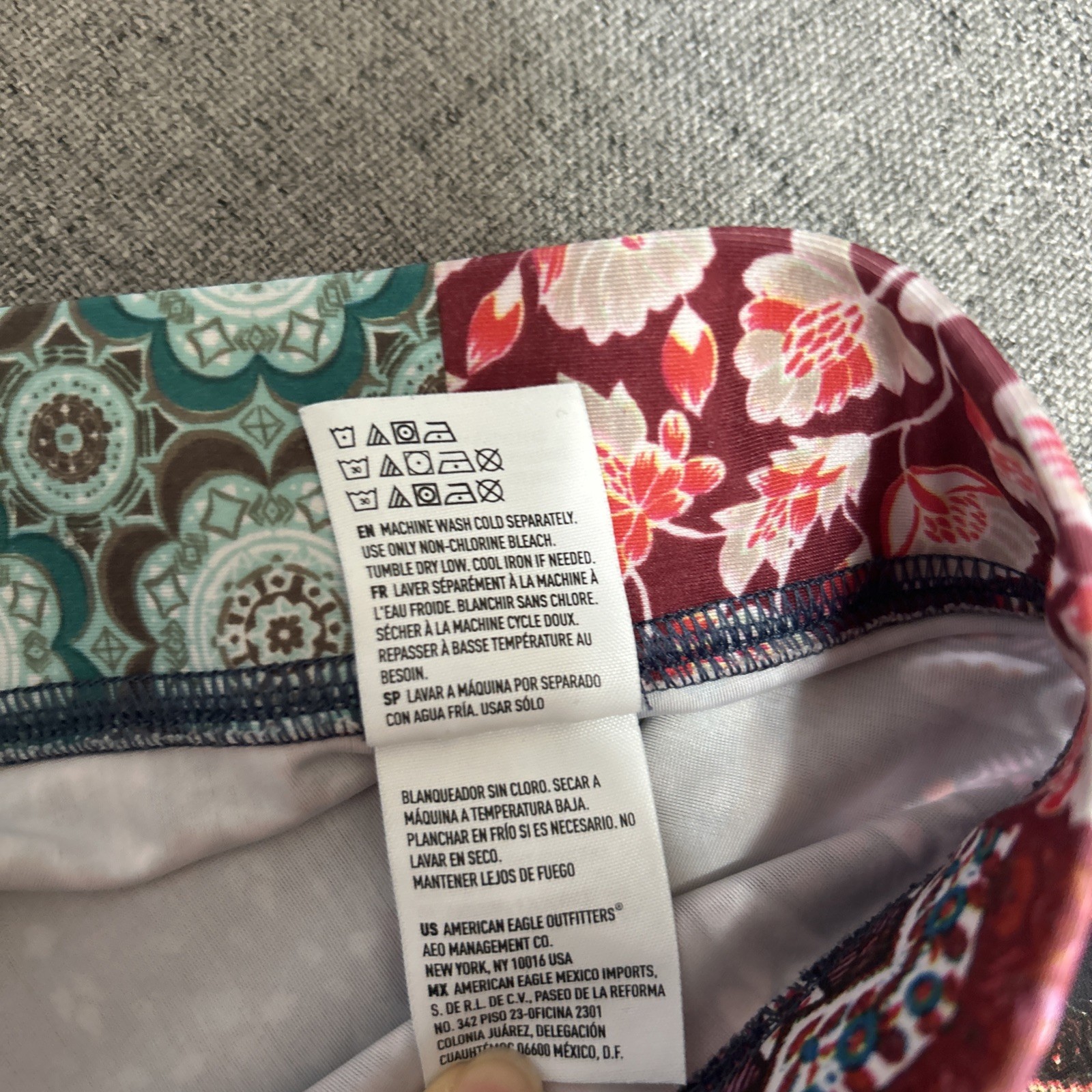 American Eagle Women’s Patchwork Multi Print Legg… - image 12