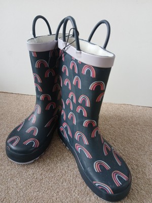 Little DIVA Kinder Gummistiefel Regenbogen