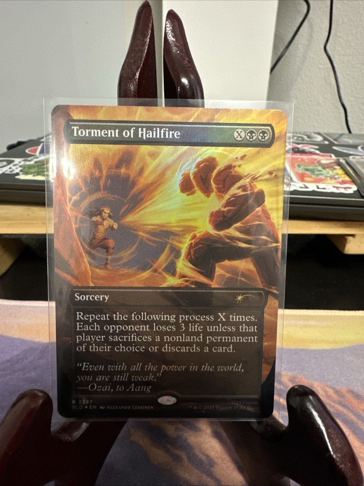 MTG Torment of Hailfire (Rainbow) (2287) | NM Foil | Secret Lair Avatar {SLD}