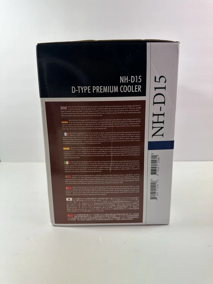 Noctua NH-D15 Premium CPU Cooler W/ NF-A15 x 2 PWM Cooling Fans New In Box - Image 2 of 4