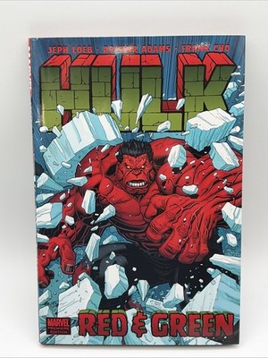 Hulk Red & Green Hardcover Marvel Comics Jeph Loeb Arthur Adams 1st Print