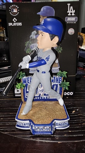 Shohei Ohtani Bobblehead 50/50 Pennant 50/50 FOCO Embroidered Bear - 第 3/12 張圖片