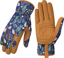 Gardening Gloves for Women Men - Leather Garden Gloves Thorn Proof, Outdoor