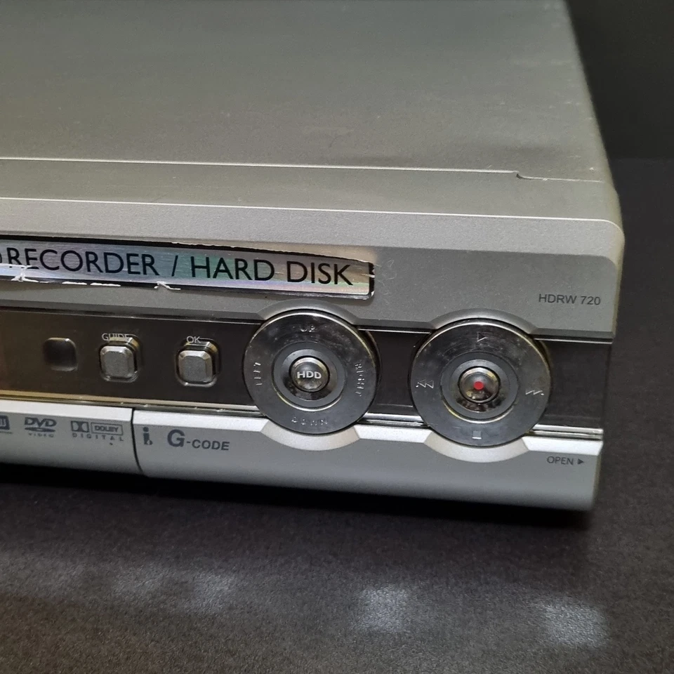 Philips HDRW 720 DVD Hard Disk Recorder Silver 80 GB + Remote + Disc's Tested  - Image 4 of 4