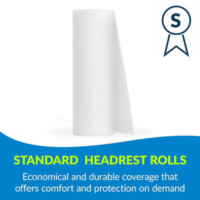 518 Avalon Papers Chiro Headrest Roll, Standard Smooth, Chiropractic Face Pap...