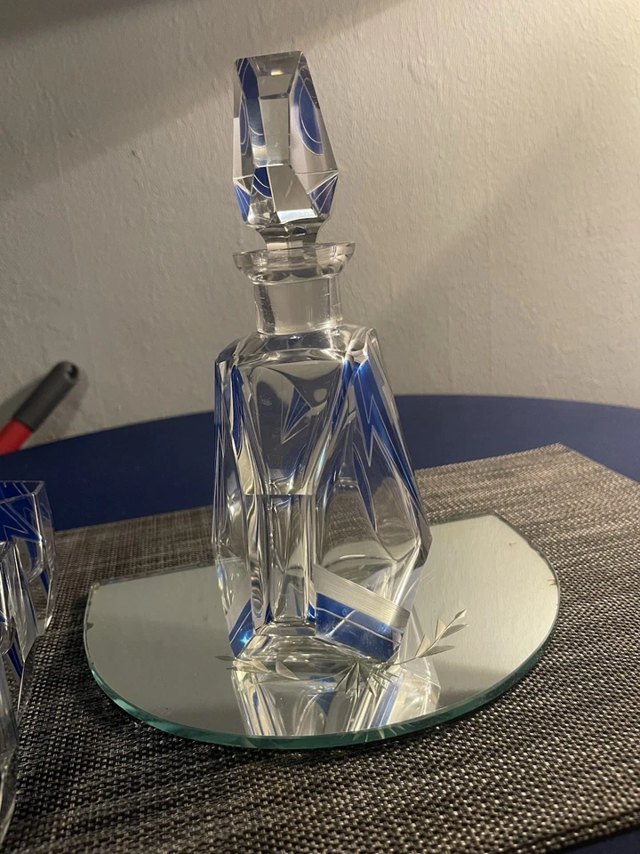 Karl Palda хрустальный графин и 3 стакана - Изображение 3 из 4