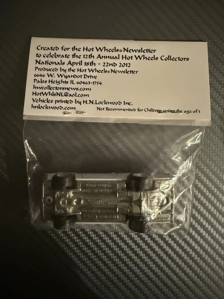 Dodge Demon 71 Hot Wheels 12th Collectors Nationals Newsletter 71 blanco y negro Foto 3 de 4