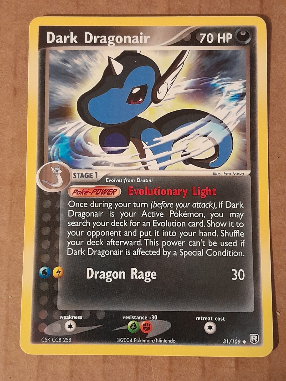 Pokemon Dark Dragonair 31/109 Team Rocket Returns LP See Pictures
