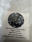 Hayleybug Mint Colorized Silver Round 1 oz 4/5 Ru Gilded!! Dragon!
