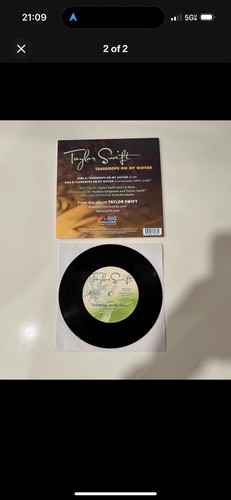 Taylor Swift - fünf verschiedene 7" Schallplatten Drehmaschine Schnitt Artwork TS - Bild 5 von 11