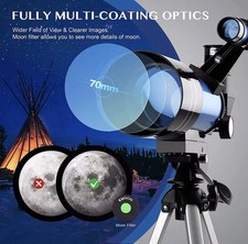 Professional Astronomical Telescope F30070 Monocular 150 Times Zoom HD