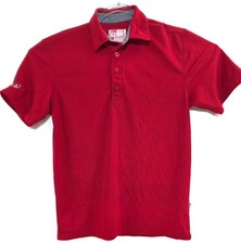 Chick Fil A Polo Shirt Mens Small Red Team Style Oobe Work Uniform Repreve