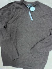 J Crew Cashmere Sweater - Men's Medium  138.00 BE895 Brown