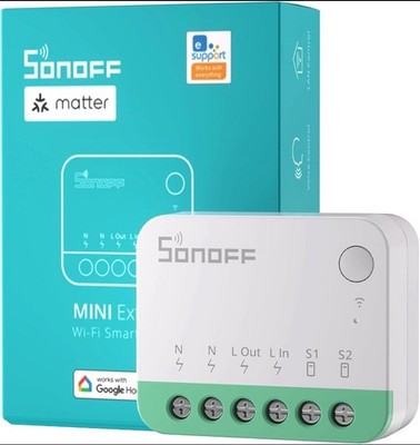 SONOFF Matter Smart Switch Mini DIY Modul funktioniert mit Alexa Google Home