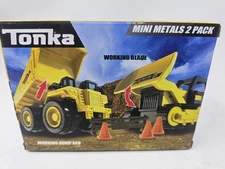 Tonka Mini Metals 2 Pack Mini Classics Brand New Metal Dump Truck & Bulldozer