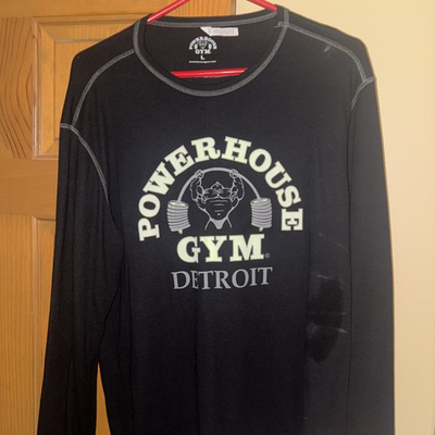#ad Powerhouse Gym Thermal Waffle Shirt Large $110.00