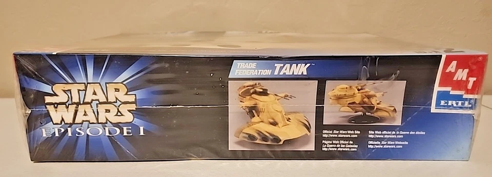 AMT Star Wars Episode 1 Trade Federation Tank Kit # 30123 Factory Sealed Dented - Image 2 of 4