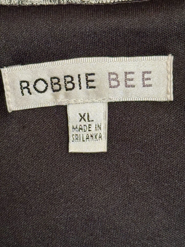 Signature Robbie Bee women's Gray And Black cowl sweater dress plus XL - Image 2 of 4