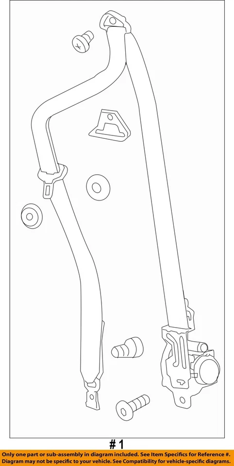 Used Front Left Seat Belt Front fits: 2019 Buick Envision driver retractor Front Foto 4 de 4