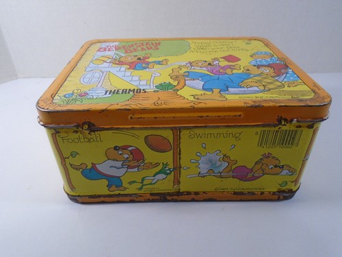 Berenstain Bears 1983 - lonchera de metal (mira) - Imagen 4 de 9