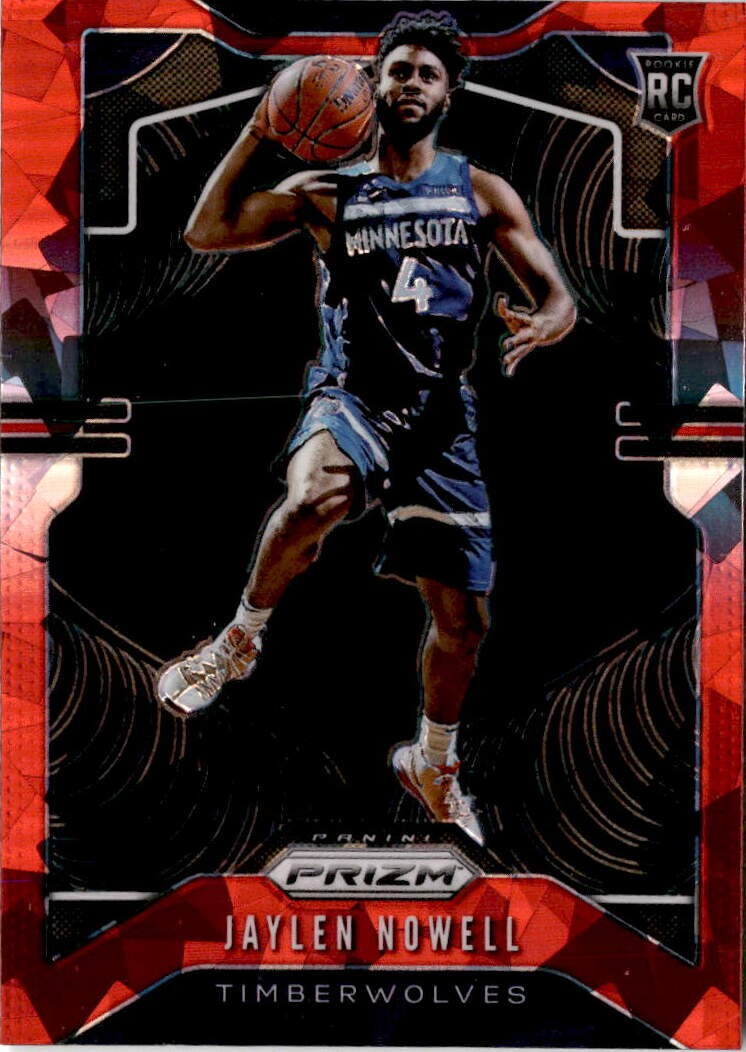 2019-20 Panini Prizm #281 Jaylen Nowell Prizms Red Ice Minnesota Timberwolves