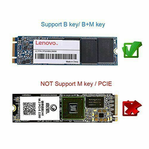 M.2 Ngff Ssd Sata Zu USB 3.0 Konverter Adapter Koffer Externes Gehäuse DE - Bild 8 von 9