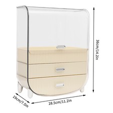 Makeup Organizer Large Makeup Organizer Cosmetics Skincare with Lid and Drawers