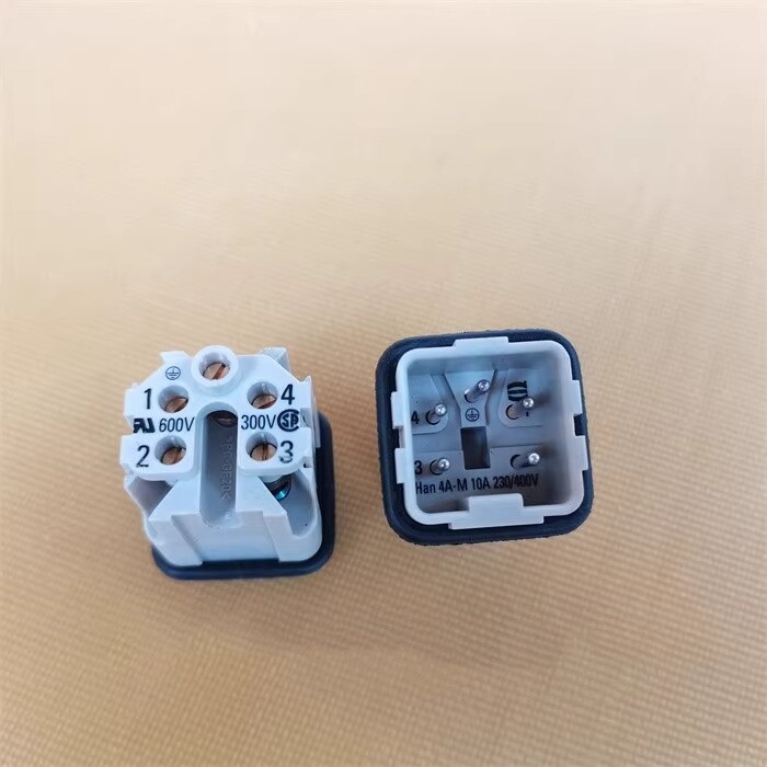 HAN HAN Harting 09120063041 Han Q4/2-M Male Crimp Connector | eBay