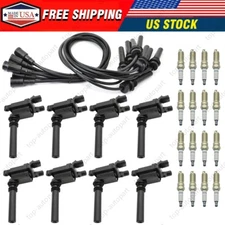 UF378 Ignition Coil, Spark Plug & Wire set Fits Dodge Ram 1500 2500 3500 5.7L V8