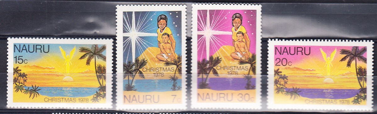W NAURU 0184-187 CHRISTMAS | eBay