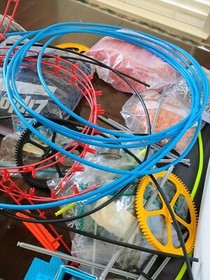 Huge K&rsquo;nex Knex Lot Roller Coaster 1000s OF PIECES 22lbs