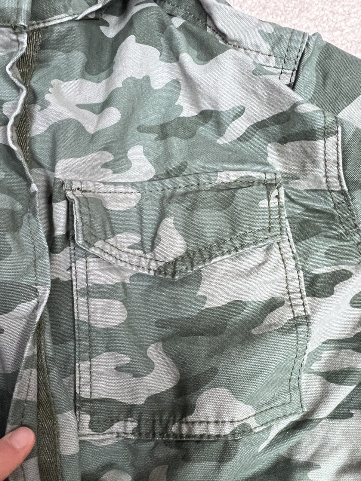 Universal Threads Jacket Womens Medium Green Camo… - image 11