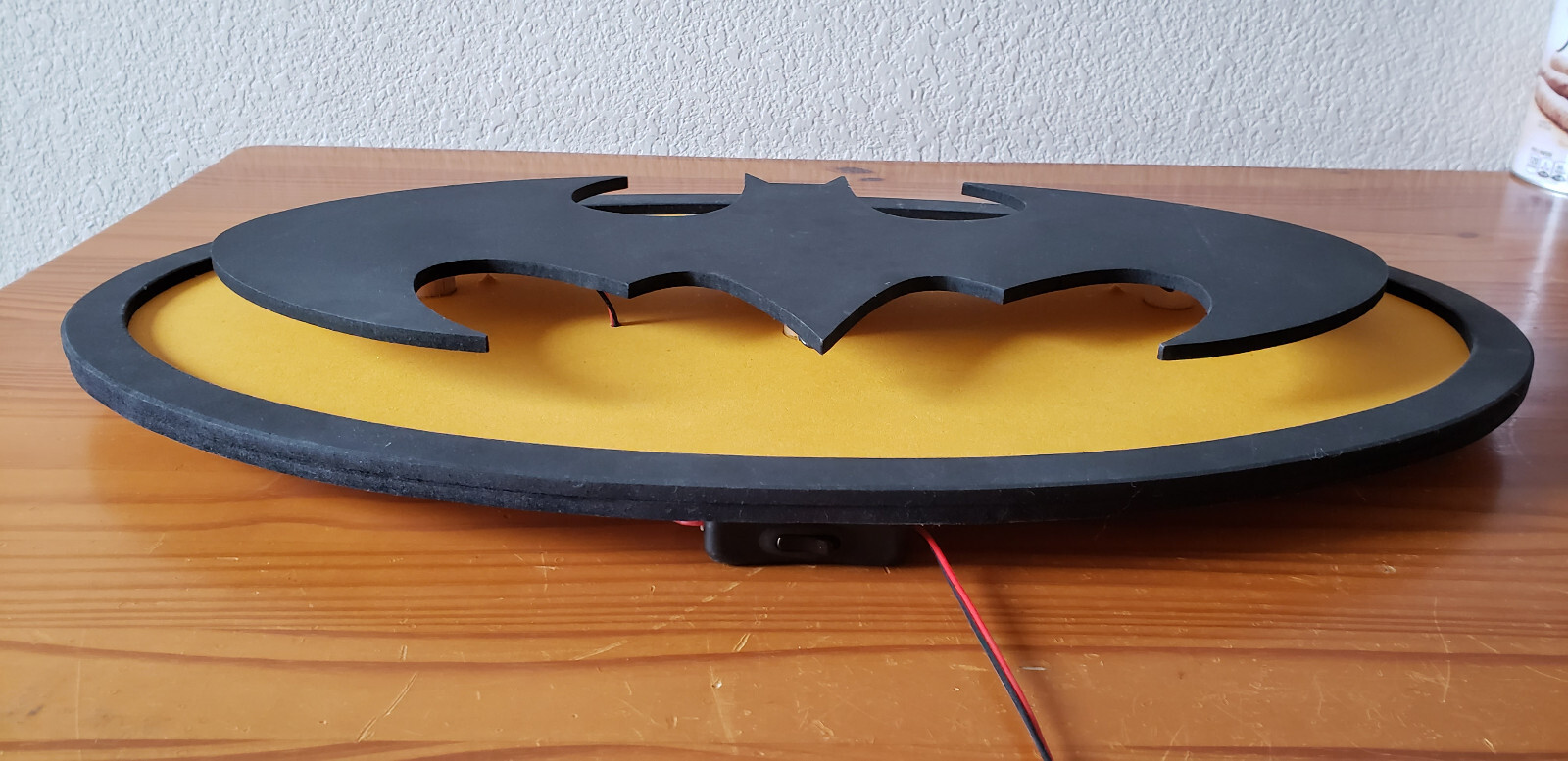 Batman Batsignal Superhero Logo LED Illuminated Night Light Wall Art eBay