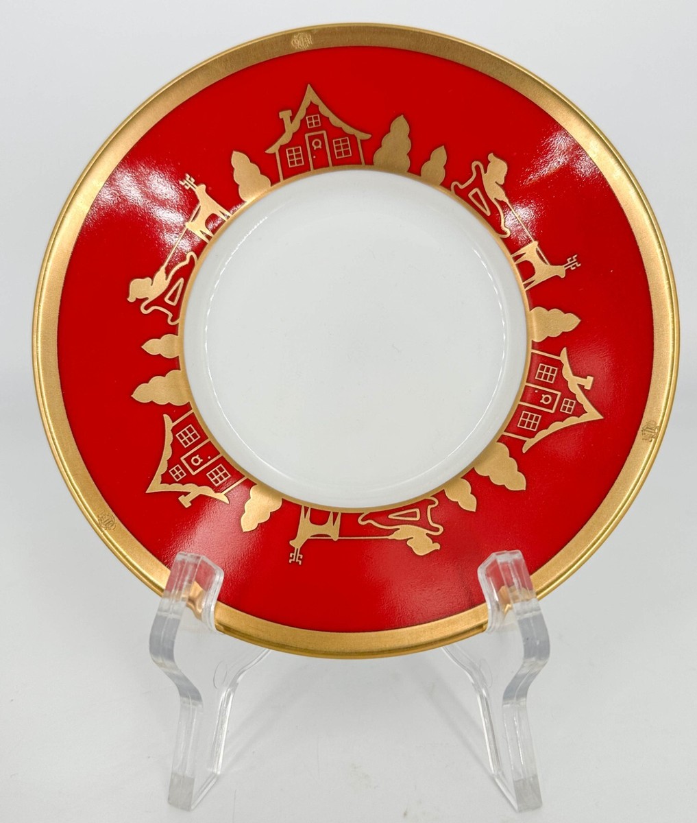 Christian Dior Joyeux Noel Saucer, Holiday Fine China | eBay