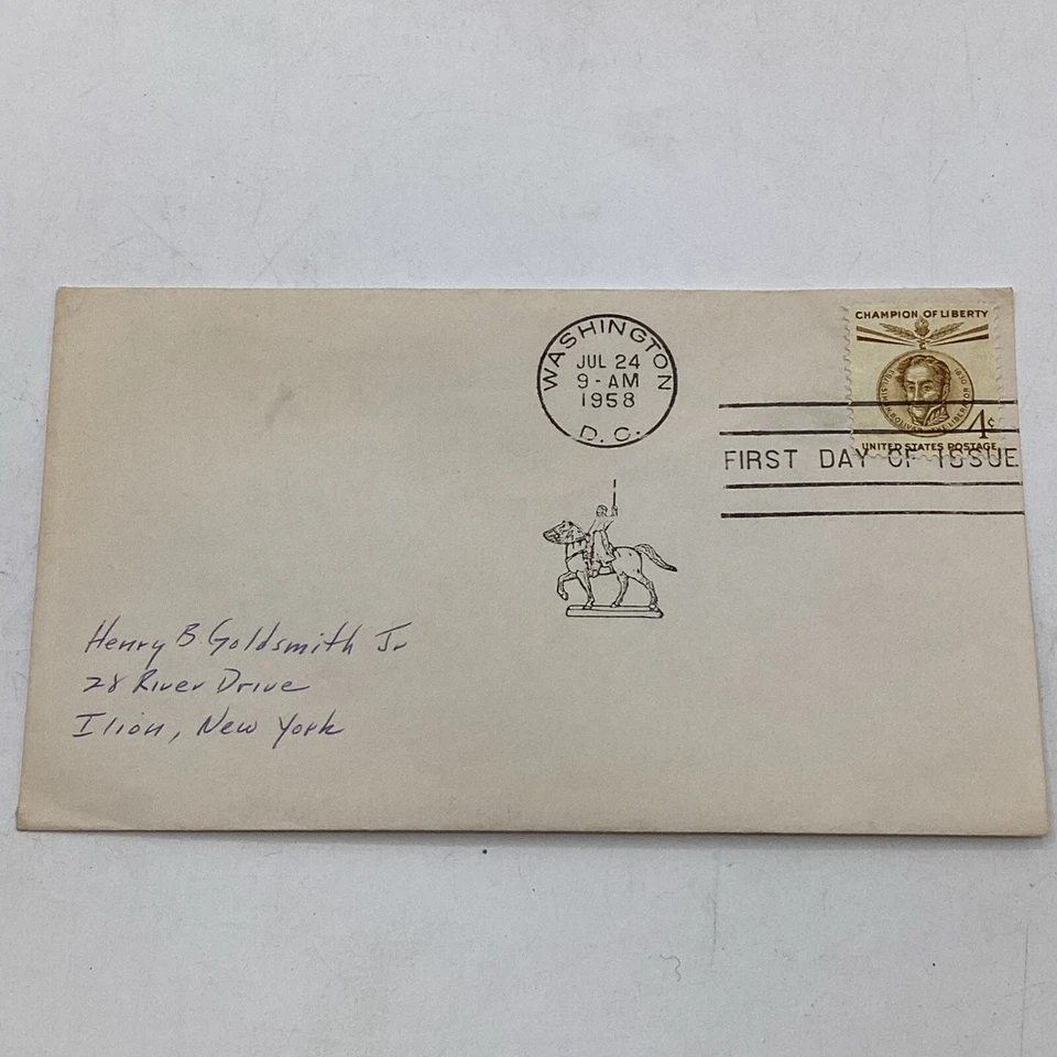 (5) 1958 Assorted Postal Card & Envelope Assorted Denominative Stamps FDC - Image 3 of 4