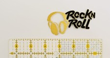 Rock N Roll Patch Iron On Embroidered Classic Rock Music Appliqu 