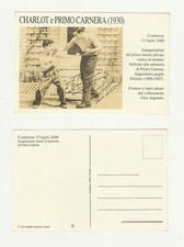 Cartolina postale affrancata CIRCOLO FILATELICO MORTEGLIANO PRIMO CARNERA 1989