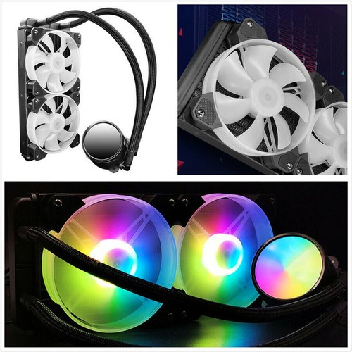 1 Set Universal Water-Cooled Radiator ARGB Optical Synchronization 120x120x25mm - 第 1/12 張圖片