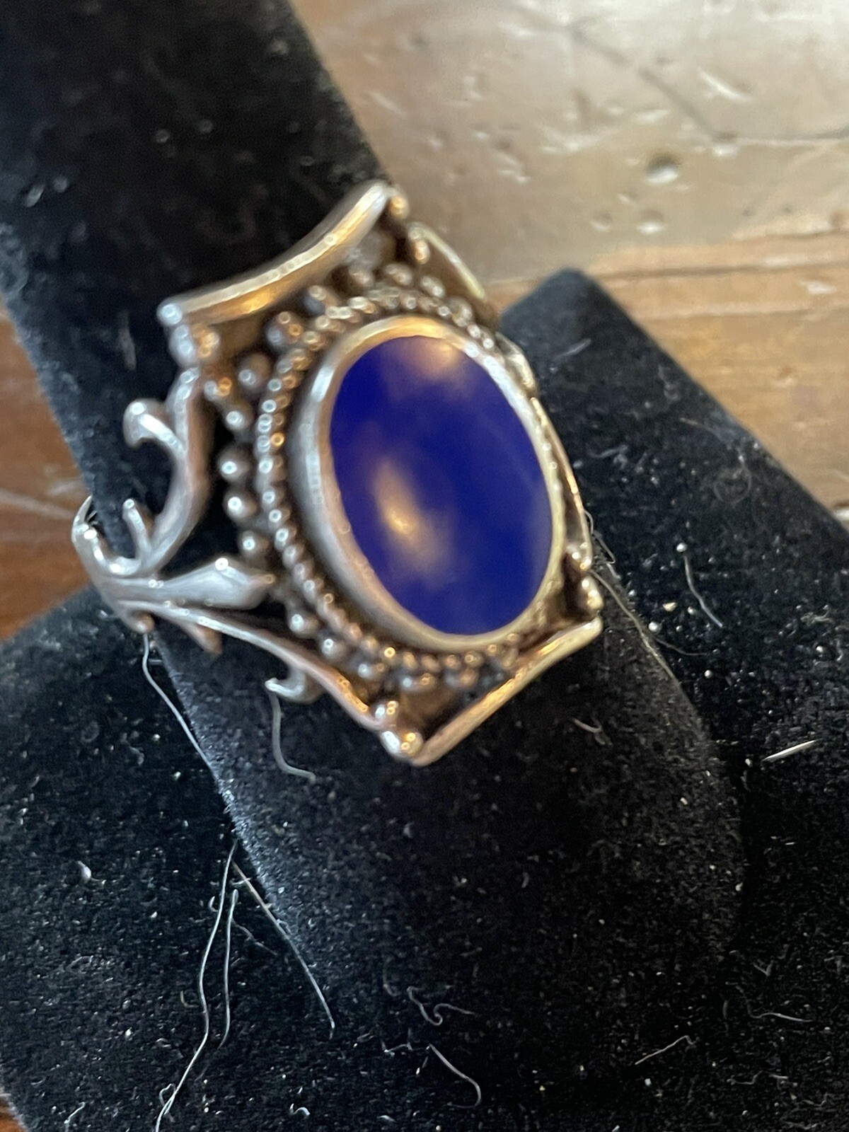 925 STERLING SOLID SILVER DESIGNER RING SIZE  8 1… - image 1