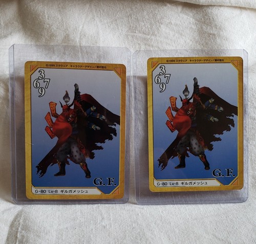 Triple Triad G-80 Lv-8 Gilgamesh Karte Final Fantasy FF8 FFVIII ONE of TWO - Bild 4 von 4