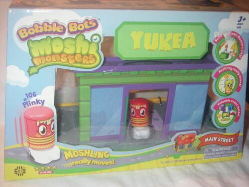 MOSHI MONSTERS BOBBLE BOTS PLINKY MOSHLING YUKEA UNUSED NEW IN BOX - Picture 1 of 2