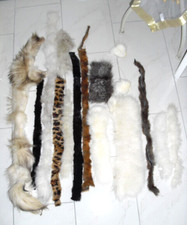 Fellreste Echt Pelz Fell Echtpelz für Mantel Jacke  zum Basteln Nerz