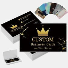 1000 Full Color Double Sided Custom Business Cards - High Quality FREE SHIPPING