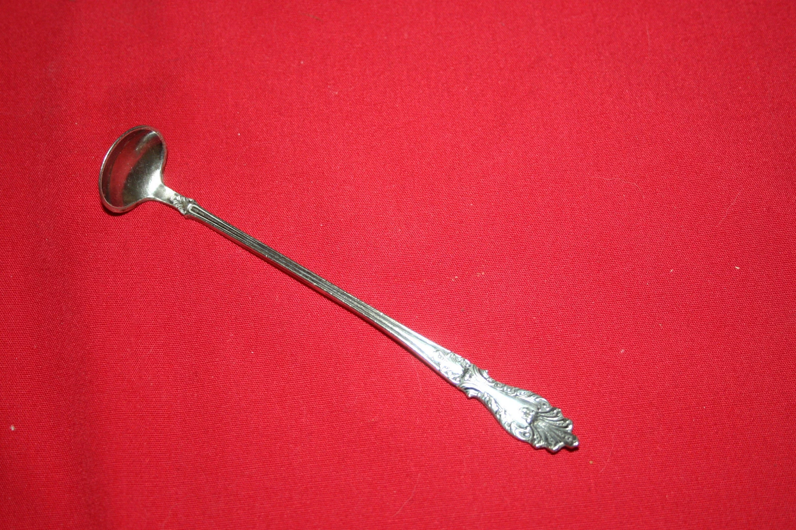 RAPHAEL by HC Bostwick (IS) Plate Silverplate Mustard Ladle or Salt Dipper 5"