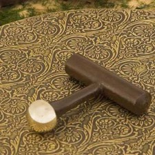 KANSA WAND Bronze Capped face, Foot body Massager With Wooden Handle Benefit