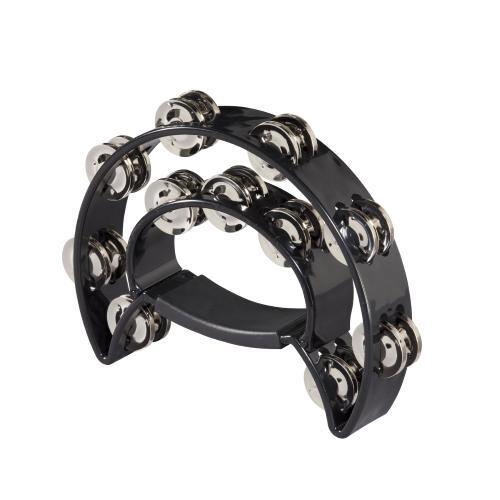 PEACE TM-2B-BK CEMBALO A MEZZALUNA IN ABS CON 22 COPPIE PIATTELLI (NERO)