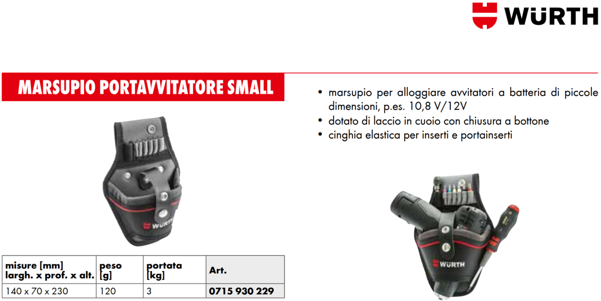 Trapano Avv Batt ABS18 SUBCOMP. EDIZIONE PROMO | Würth - Foto 8