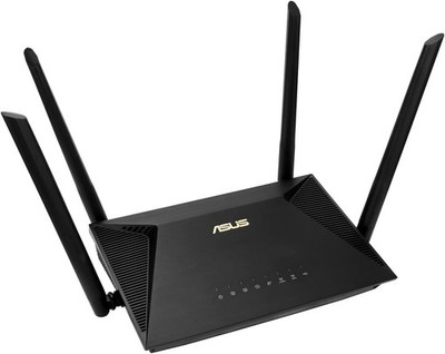 ASUS RT-AX53U Home Office Router (WiFi 6 AX1800, Gigabit, Quad-Core CPU, USB)