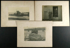 William Blain Dumbarton c1900s-10s? River Clyde? Dredger Diver Rock Photographs